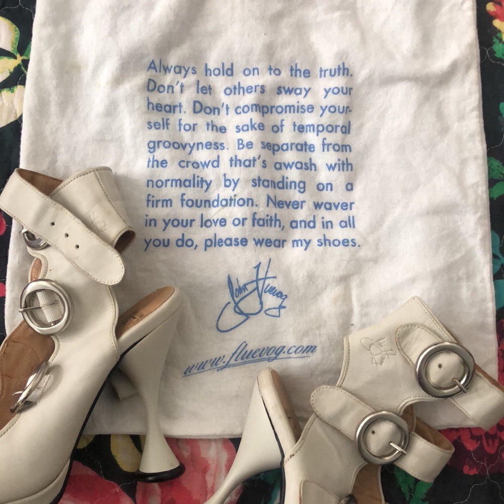 Vintage John Fluevog rare high heel shoes retro - Picture 15 of 16